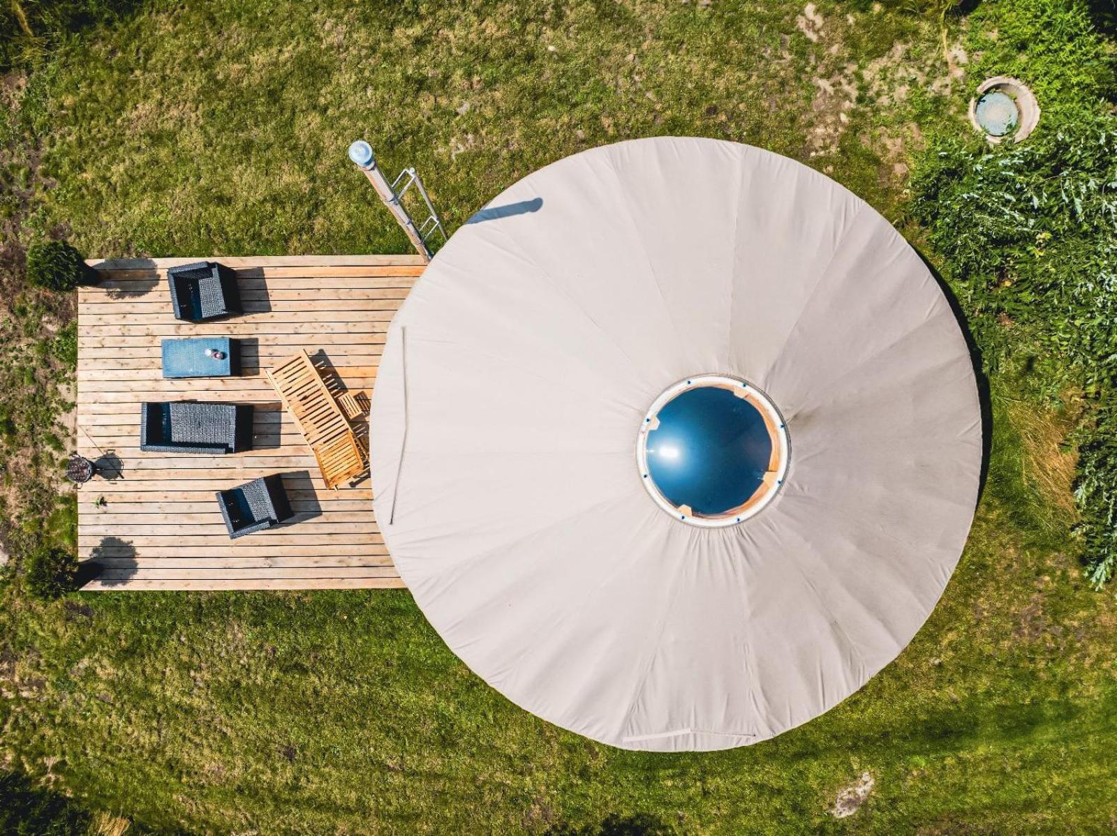 Hotel Jurty Glamping Gostynin Zewnętrze zdjęcie